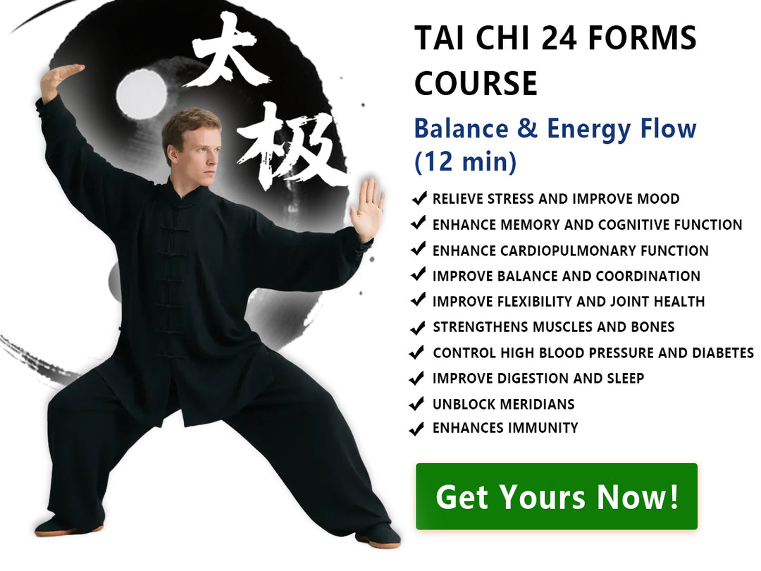 Tai Chi 24 Forms Course | Balance & Energy Flow (12 min)