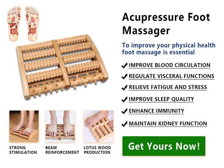 Leg & Foot Roller Massager | Acupoint Magnetic Tool