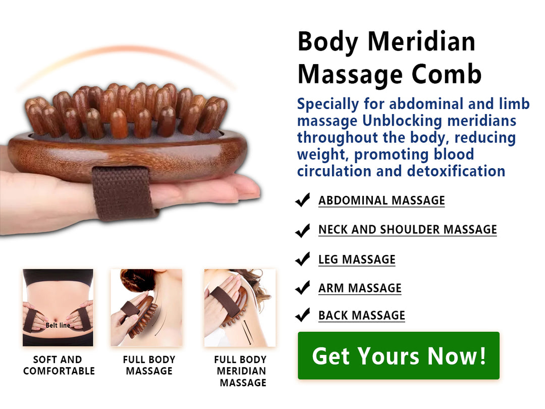 Wood Therapy Body Brush for Fat Burning & Detox