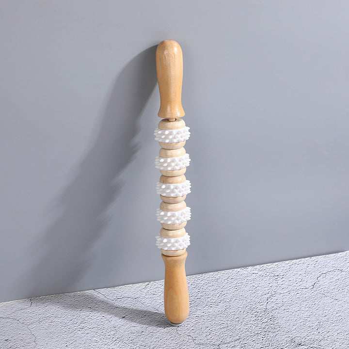 Wood Body Massage Stick | Handheld Meridian Tool
