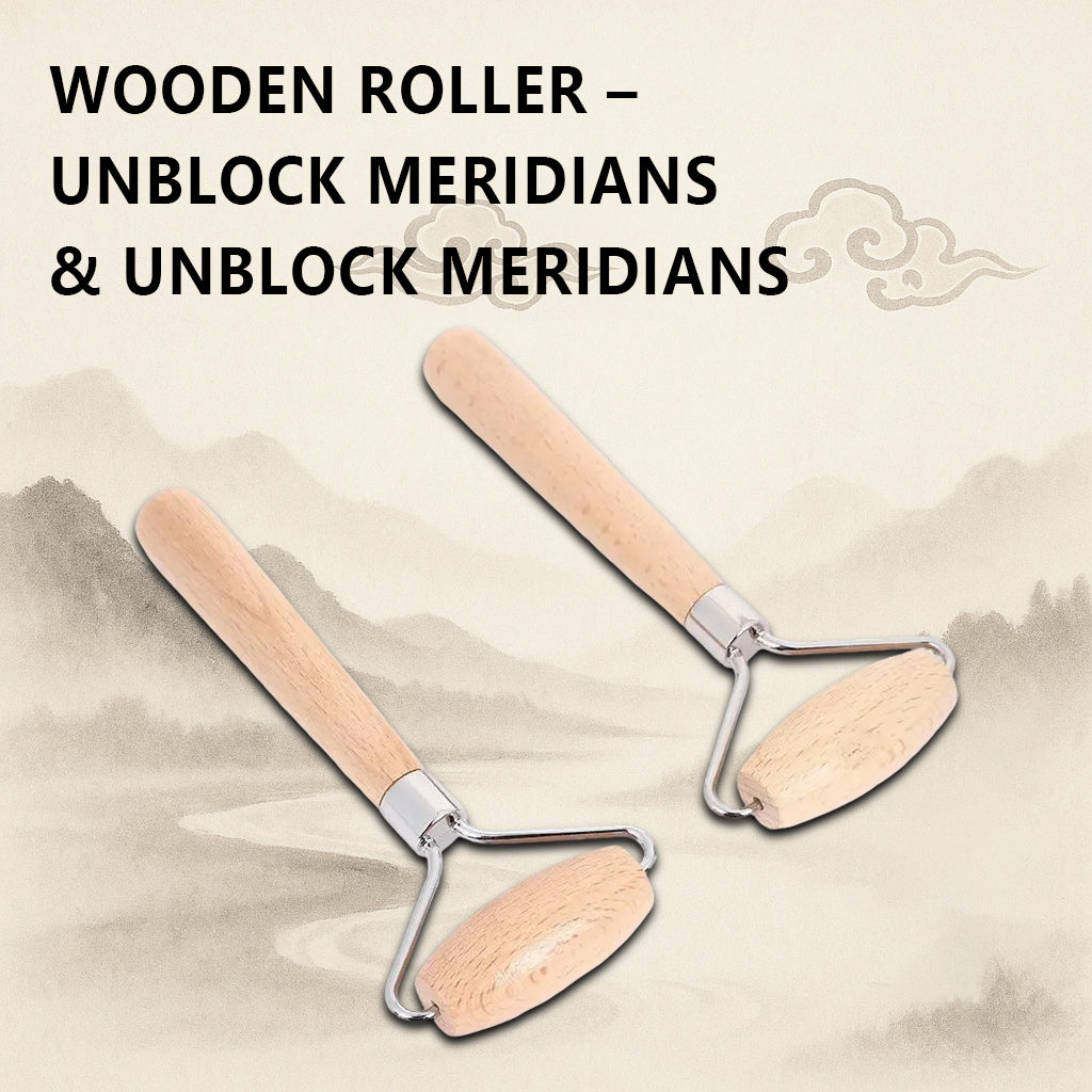 Wood Roller Massager | Portable Meridian Tool