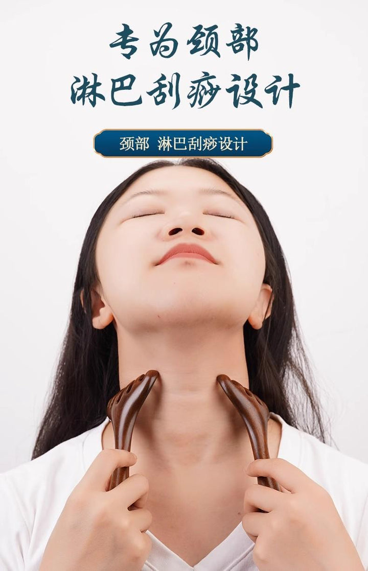 Wooden Massage Comb for meridian dredging & anti-hair loss