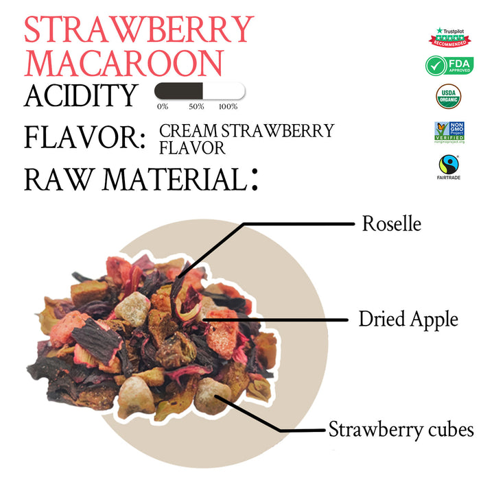 Strawberry Macaroon Fruit Tea