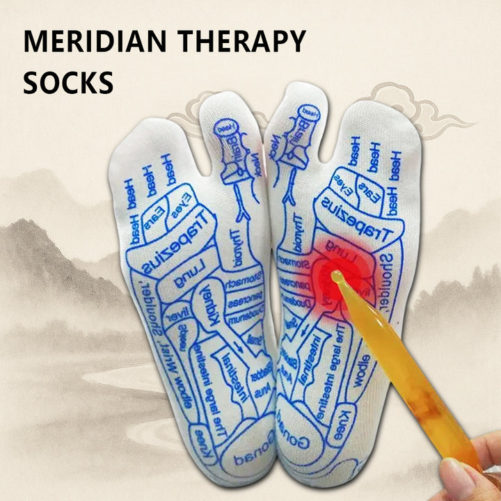 Acupressure Socks & Reflexology Stick Set
