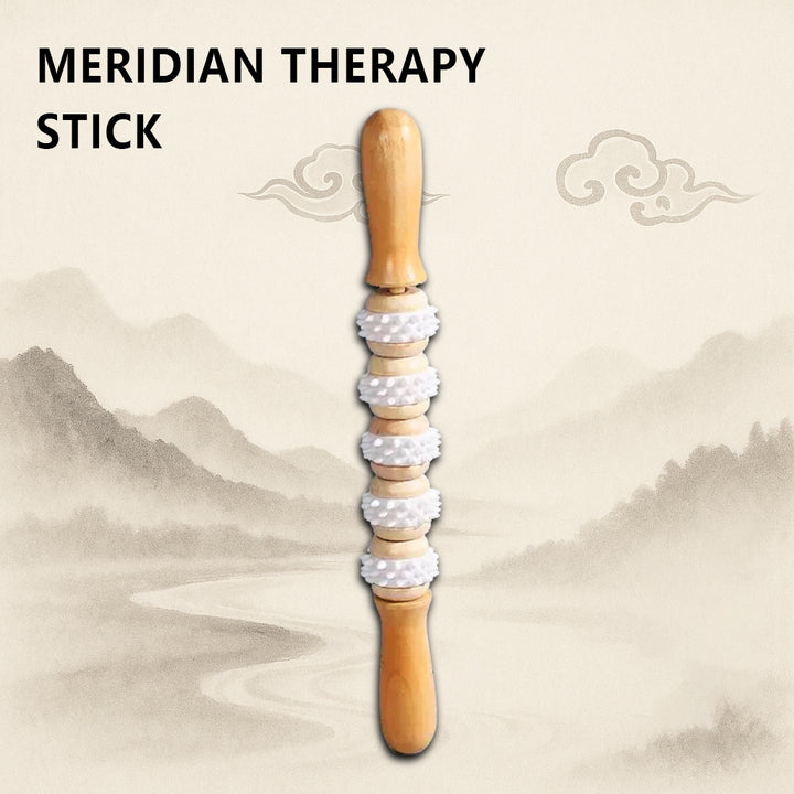 Wood Body Massage Stick | Handheld Meridian Tool
