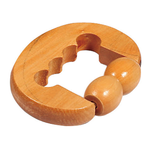 Wooden Wheel Roller Massager | Portable Acupressure Tool