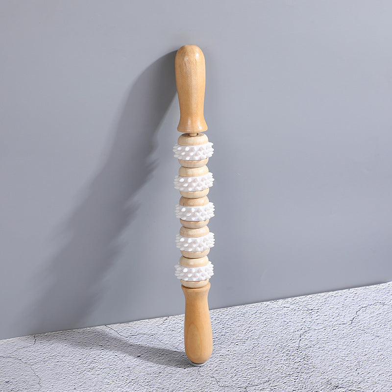 Wood Body Massage Stick | Handheld Meridian Tool