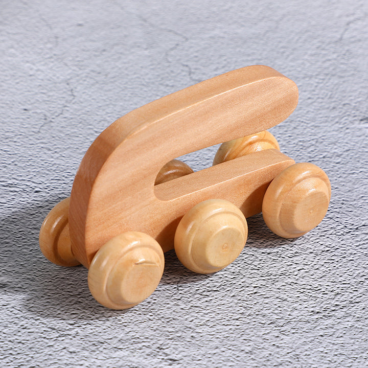 Wooden Wheel Roller Massager | Portable Acupressure Tool